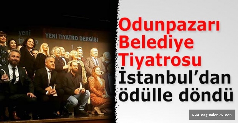 Odunpazarı Belediye Tiyatrosu’na emek ödülü