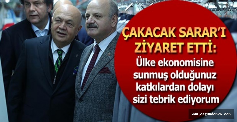 VALİ ÇAKACAK SARAR’I ZİYARET ETTİ