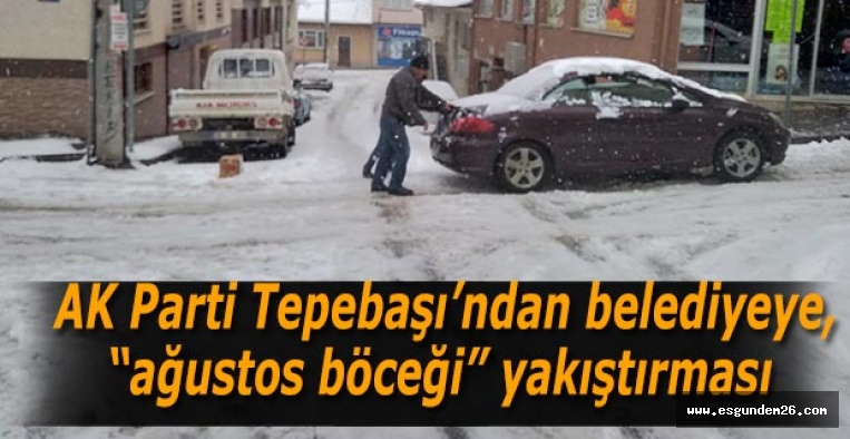 AK Parti Tepebaşı’ndan belediyeye, “ağustos böceği” yakıştırması