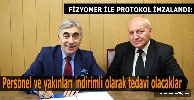 FİZYOMER BÜYÜKŞEHİR BELEDİYESİ PERSONELİNİN YANINDA