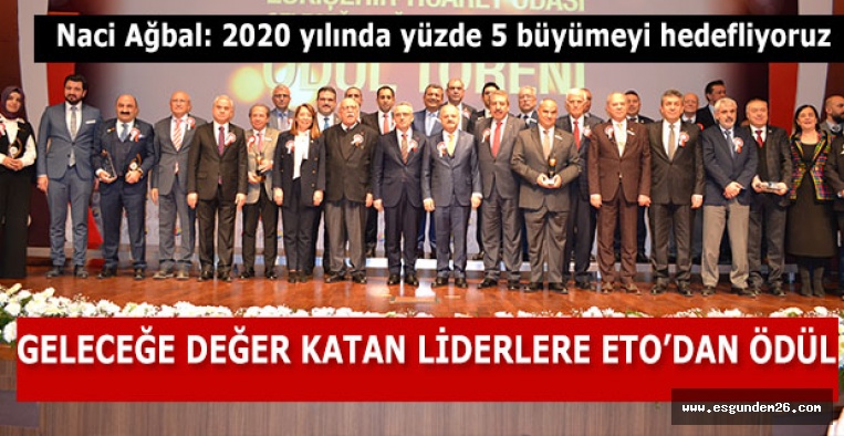 GELECEĞE DEĞER KATAN LİDERLERE ETO’DAN ÖDÜL