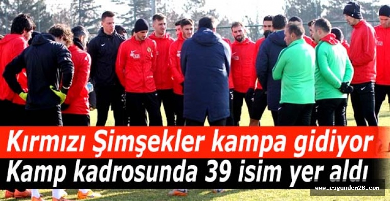 Kırmızı Şimşekler kampa gidiyor