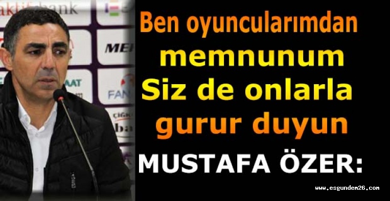 Özer: Gerçekten mucizeye ihtiyacımız var