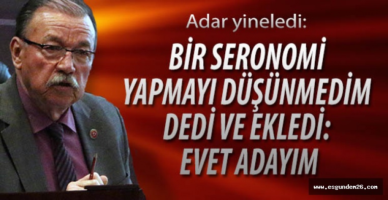 ADAR: 23 ŞUBAT’TA ADAYIM