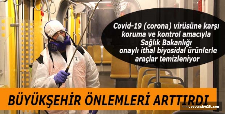 BÜYÜKŞEHİR TOPLU TAŞIMADA ÖNLEMLERİ ARTTIRDI