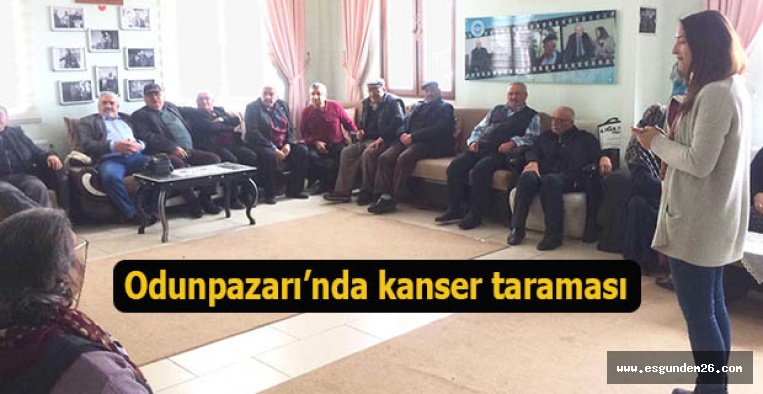 Odunpazarı’nda kanser taraması