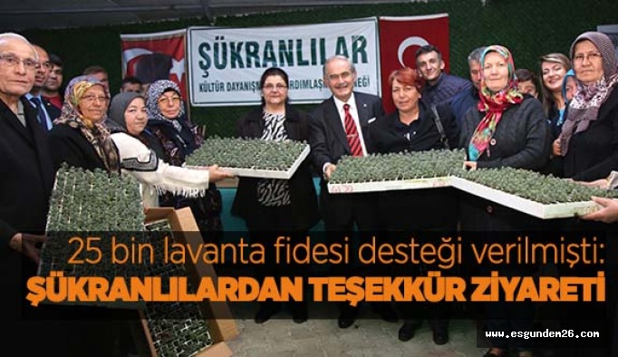 ŞÜKRANLILARDAN TEŞEKKÜR ZİYARETİ