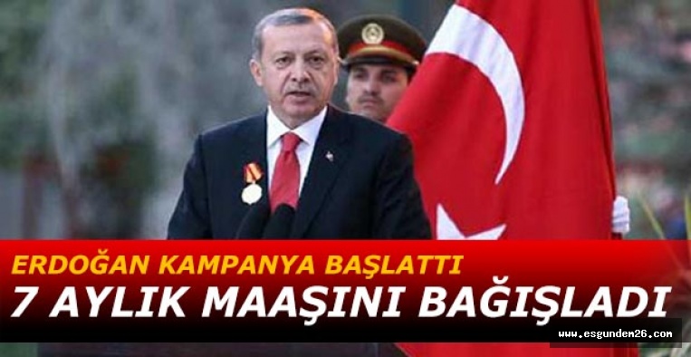 MİLLİ DAYANIŞMA KAMPANYASI BAŞLATILDI