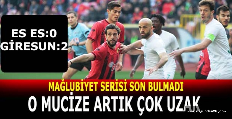 O MUCİZE ARTIK ÇOK UZAK