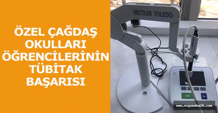 ÖZEL ÇAĞDAŞ OKULLARI ÖĞRENCİLERİNİN TÜBİTAK BAŞARISI