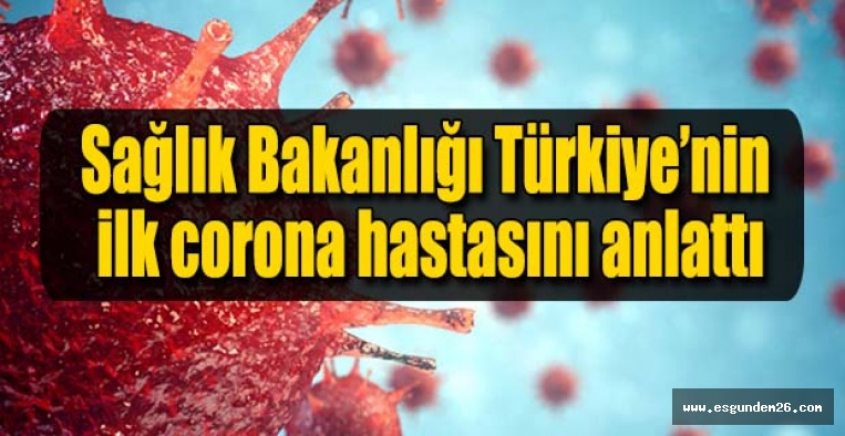 Sağlık Bakanlığı Türkiye’nin ilk corona hastasını anlattı