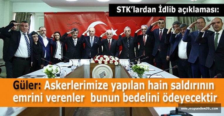 STK’lardan İdlib açıklaması:Bedelini ödeyecekler!