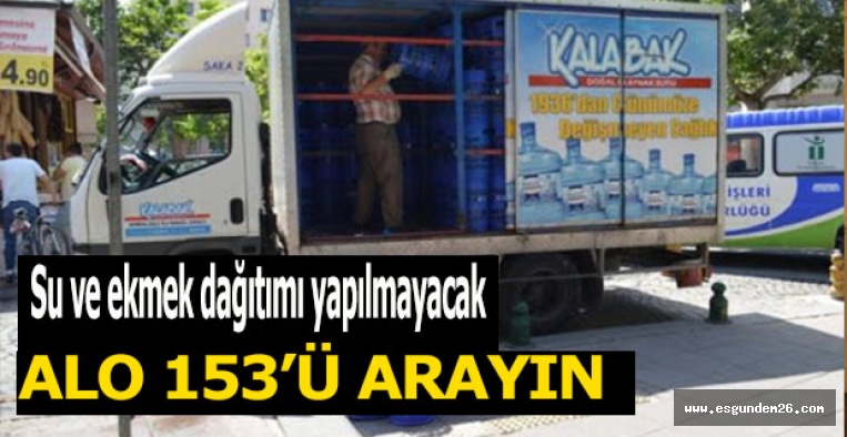 ALO 153 İLE DAĞITILACAK