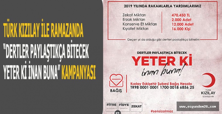 “DERTLER PAYLAŞTIKÇA BİTECEK YETER Kİ İNAN BUNA”