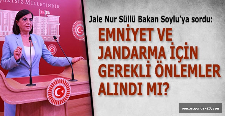 EMNİYET VE JANDARMA İÇİN GEREKLİ ÖNLEMLER ALINDI MI?