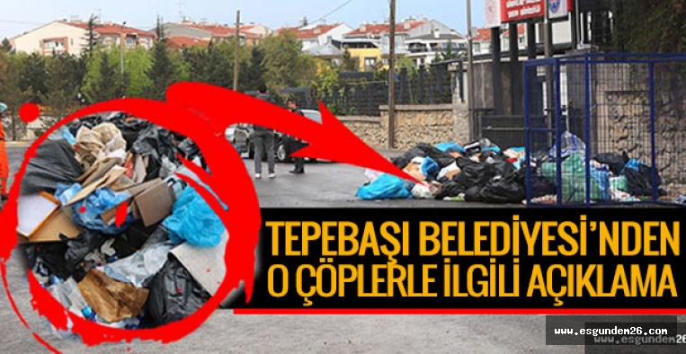 Tepebaşı Belediyesi:  Tıbbı atıklar belediye yetkisinin dışındadır