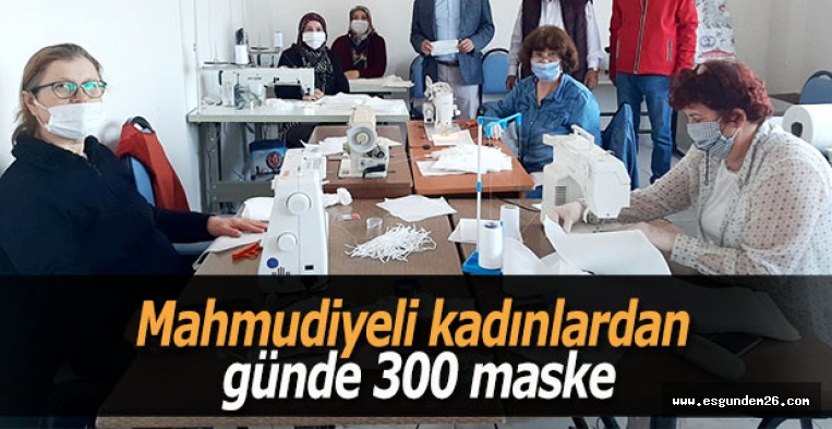 Yurttaşın maske talebine bir destek de Mahmudiye Belediyesi’nden