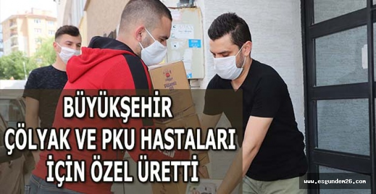 BÜYÜKŞEHİR  ÇÖLYAK VE PKU HASTALARI  İÇİN ÖZEL ÜRETTİ