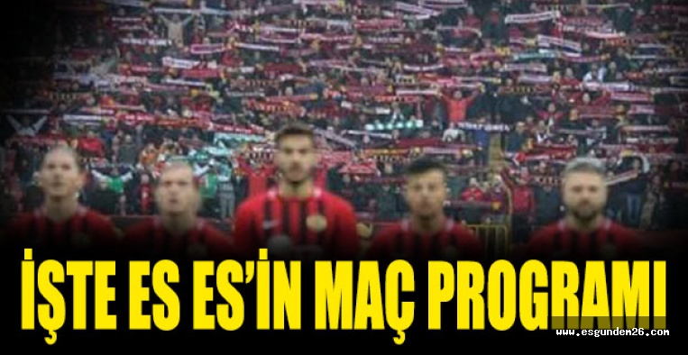 Eskişehirspor’un 4 haftalık maç programı belli oldu