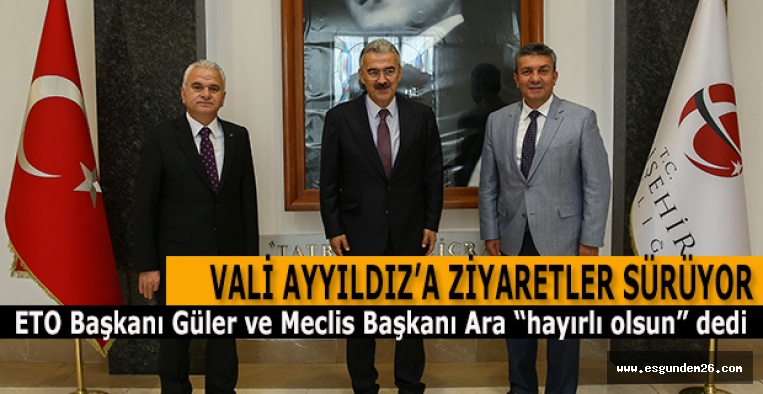 ETO’DAN VALİ AYYILDIZ’A TEBRİK ZİYARETİ