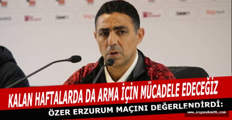 FORMA VE ARMA İÇİN MÜCADELE EDECEĞİZ