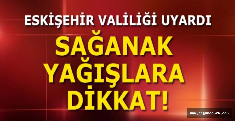 SAĞANAK YAĞMUR BEKLENİYOR