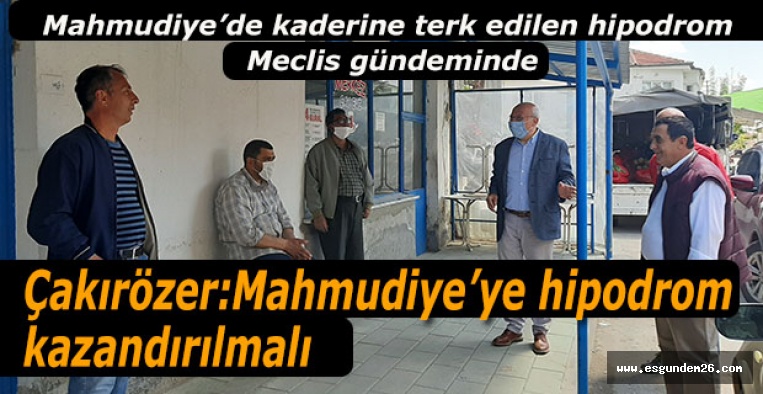 “Atçılığın merkezi Mahmudiye’ye hipodrom kazandırılmalı”