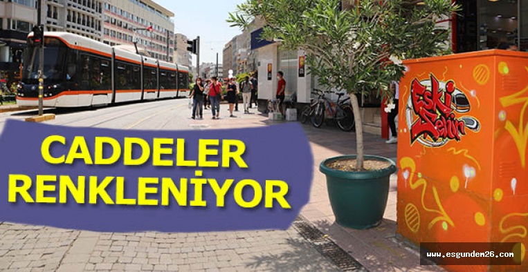 CADDELER RENKLENİYOR