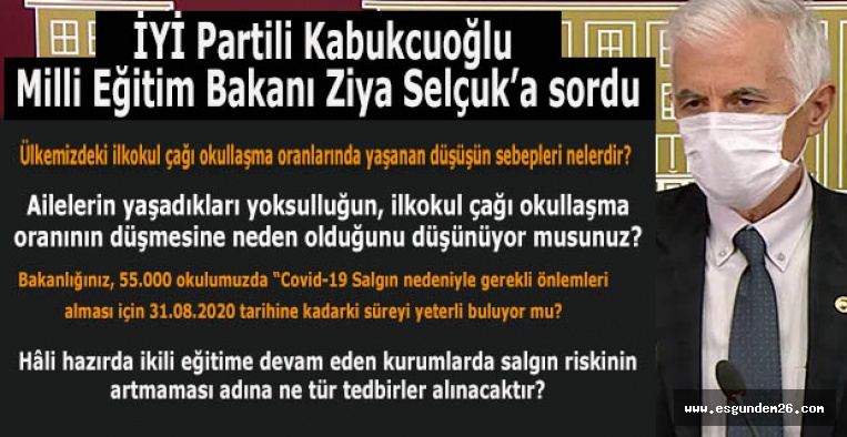 KABUKCUOĞLU'NDAN ZİYA SELÇUK'A SORU YAĞMURU