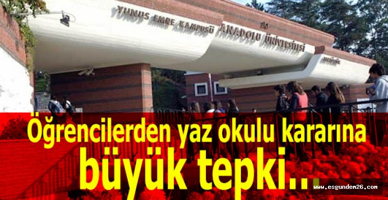 Öğrencilerden yaz okulu kararına büyük tepki…