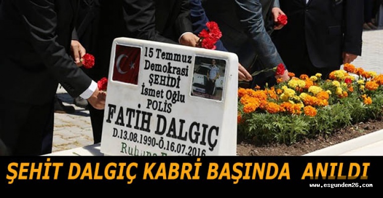 Şehit Dalgıç Çifteler İlçesindeki Kabri Başında Dualarla Anıldı