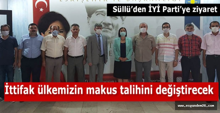 CHP’Lİ SÜLLÜ’DEN İYİ PARTİ’YE HAYIRLI OLSUN ZİYARETİ