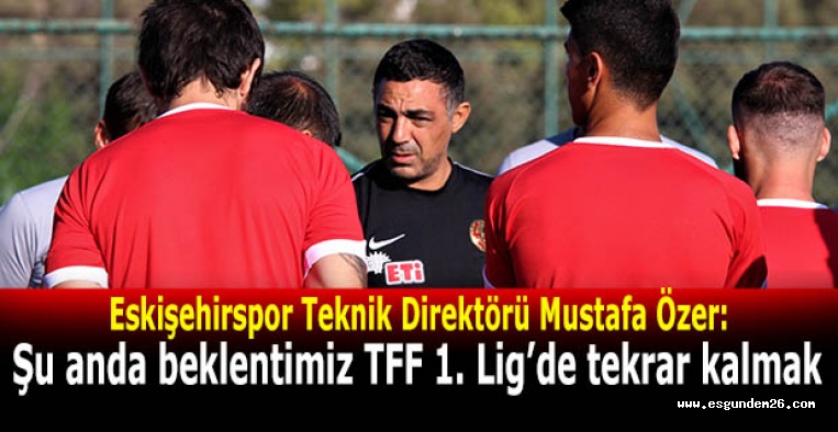 Eskişehirspor gençleriyle arma mücadelesi verecek