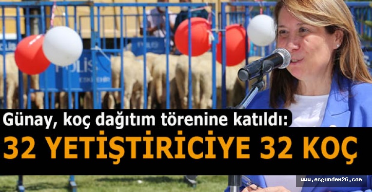 Günay, koç dağıtım törenine katıldı