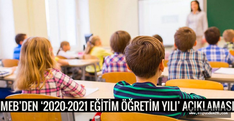 MEB: 2020-2021 eğitim öğretim yılına ilişkin değerlendirme süreci nihai aşamada