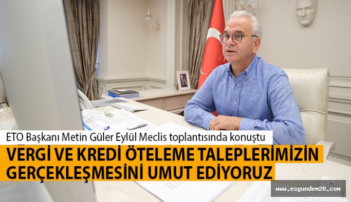 GÜLER: TİCARETİN ÖNÜNDEKİ ENGELLERİ AŞMAK İÇİN ÇALIŞIYORUZ