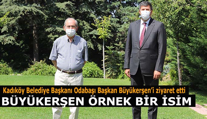 Kadıköy Belediye Başkanı Odabaşı Başkan Büyükerşen’i ziyaret etti