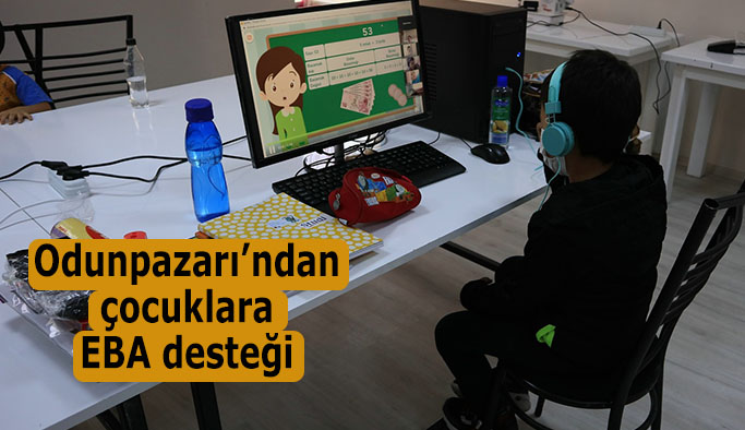 Odunpazarı’ndan çocuklara EBA desteği