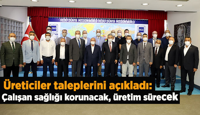 Üreticiler taleplerini açıkladı