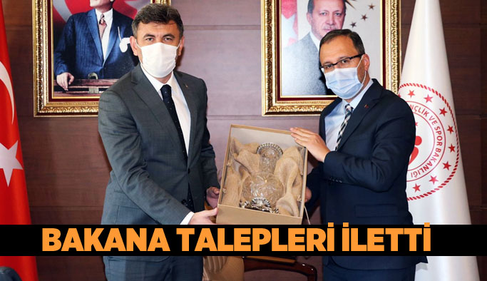 AK Partili Çalışkan, Spor Bakanı Kasapoğlu ile görüştü