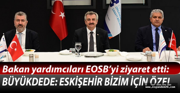 Bakan Yardımcısı Büyükdede: Eskişehir bizim için özel