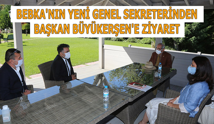 (BEBKA) Genel Sekreteri Doç. Dr. Muhammed Zeki Durak,  Yılmaz Büyükerşen'i ziyaret etti