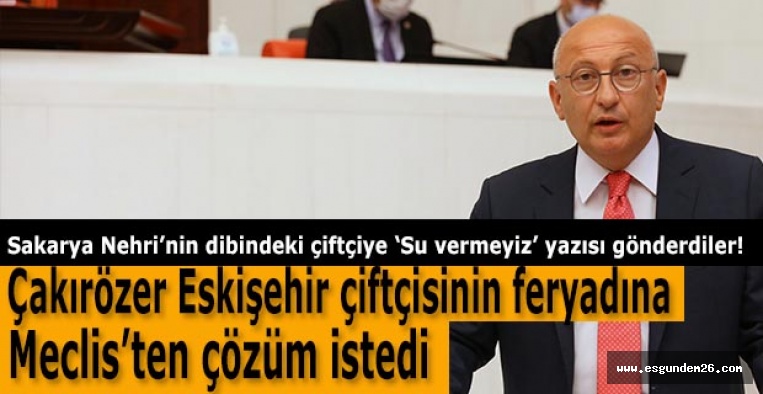 “Herkese af, yapılandırma var; çiftçiye yok”