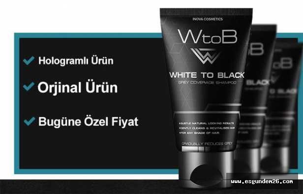 Özel Formüllü Saç Ürünü White To Black