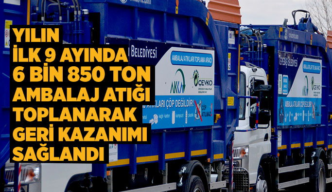 Tepebaşı’nda 6 bin 850 ton atığın geri dönüşümü sağlandı