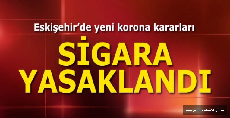 Açık alanda sigara kullanımı yasaklandı