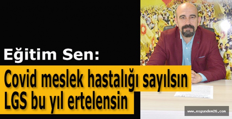 Alkan: Covid meslek hastalığı sayılsın