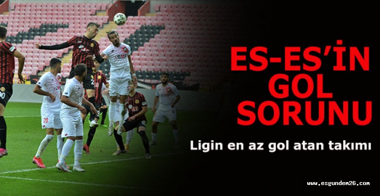 Eskişehirspor, TFF 1. Lig’in en az gol atan takımı