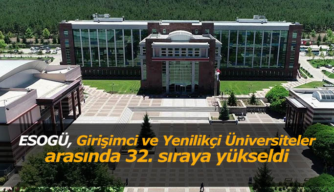 ESOGÜ, Girişimci ve Yenilikçi Üniversiteler arasında 32. sıraya yükseldi