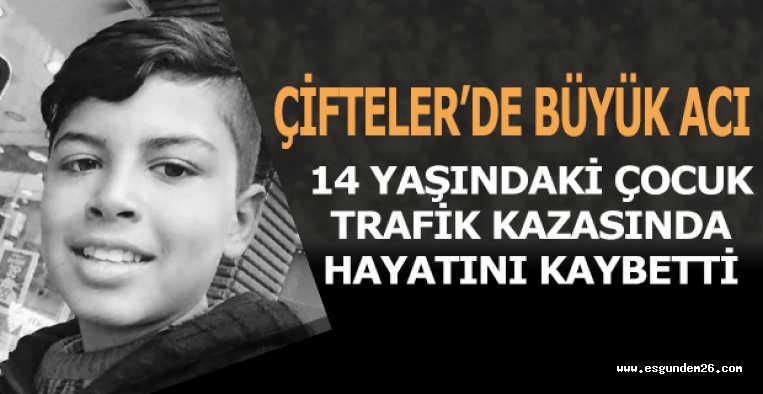 Motosiklet kamyonla çarpıştı, sürücüsü hayatını kaybetti
